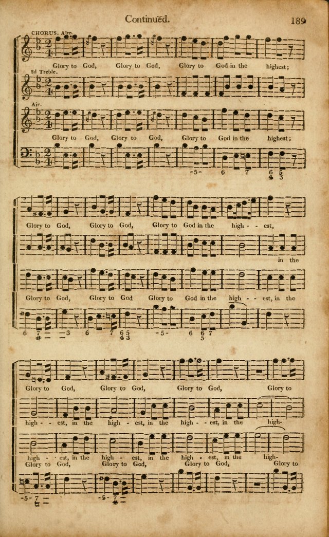 Musica Sacra: or, Springfield and Utica Collections United: consisting of Psalm and hymn tunes, anthems, and chants (2nd revised ed.) page 189