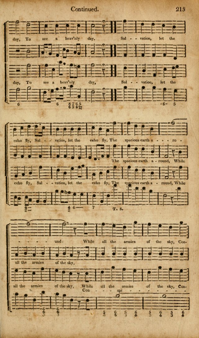 Musica Sacra: or, Springfield and Utica Collections United: consisting of Psalm and hymn tunes, anthems, and chants (2nd revised ed.) page 215