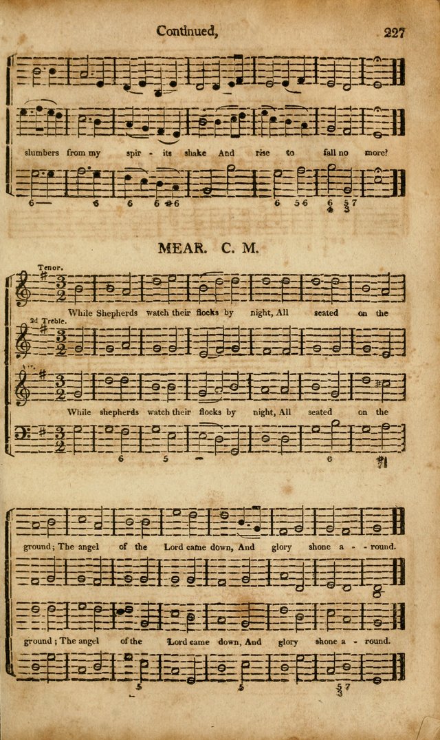 Musica Sacra: or, Springfield and Utica Collections United: consisting of Psalm and hymn tunes, anthems, and chants (2nd revised ed.) page 227