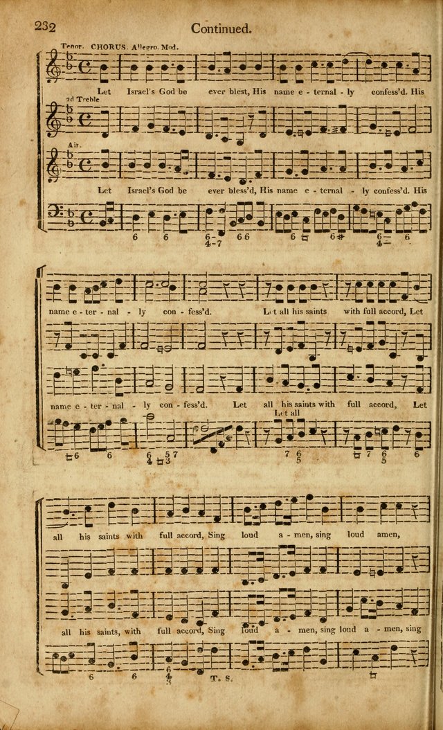 Musica Sacra: or, Springfield and Utica Collections United: consisting of Psalm and hymn tunes, anthems, and chants (2nd revised ed.) page 232