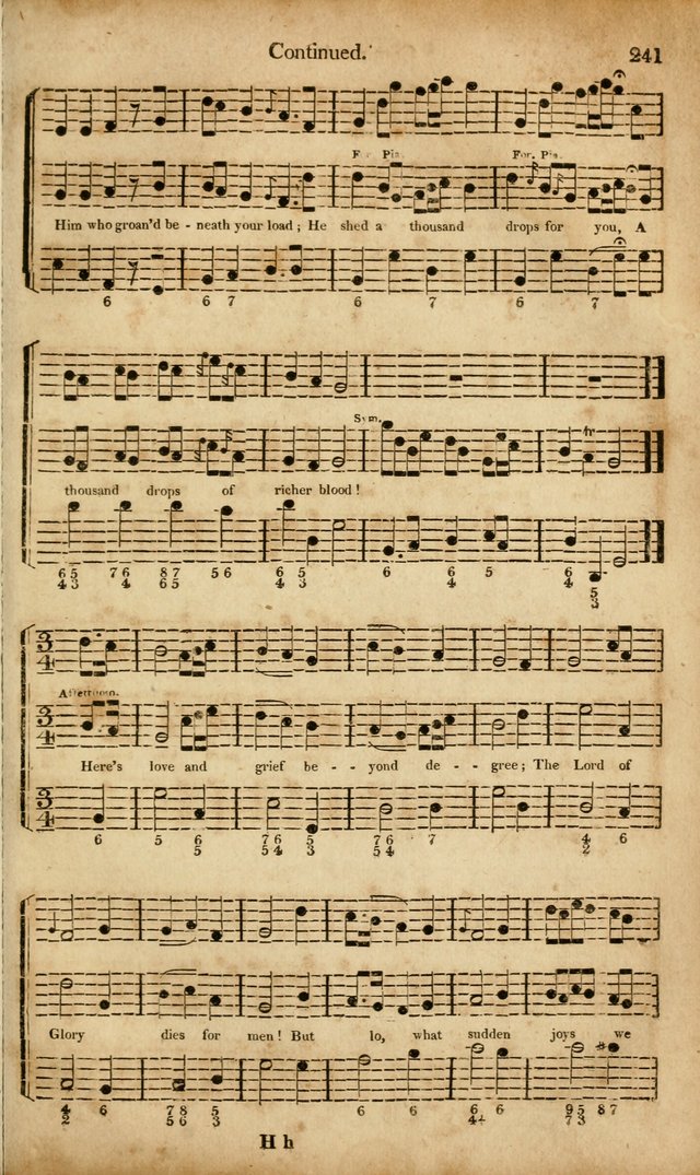 Musica Sacra: or, Springfield and Utica Collections United: consisting of Psalm and hymn tunes, anthems, and chants (2nd revised ed.) page 241