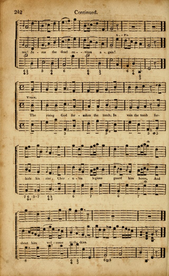 Musica Sacra: or, Springfield and Utica Collections United: consisting of Psalm and hymn tunes, anthems, and chants (2nd revised ed.) page 242