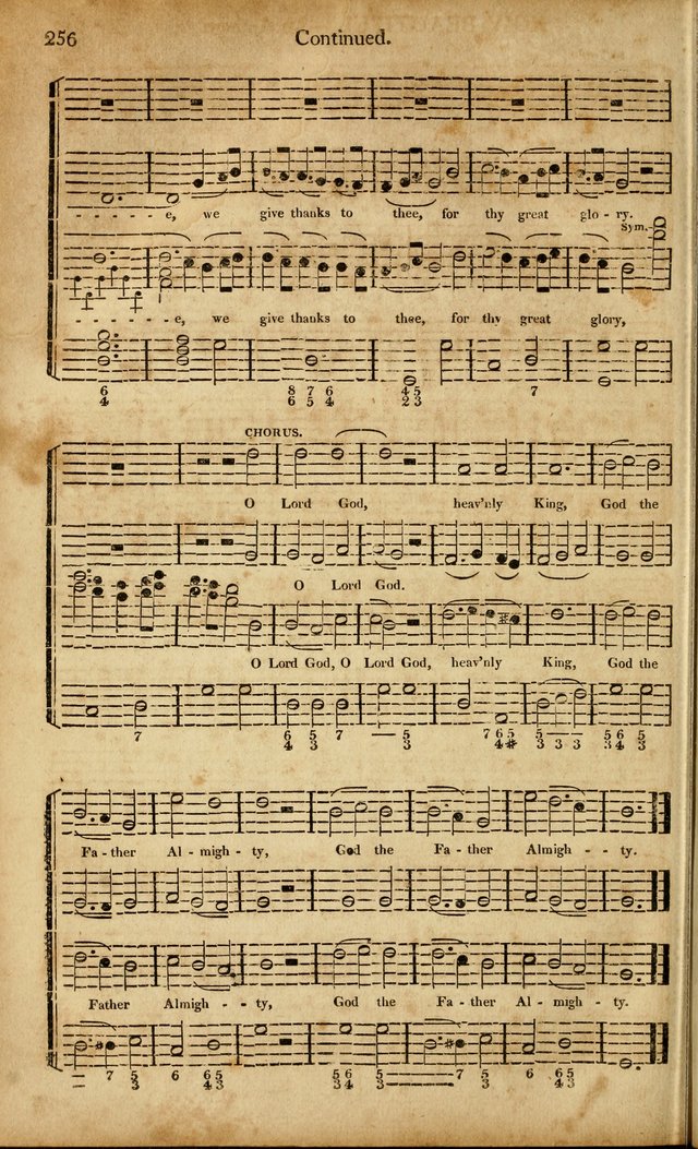 Musica Sacra: or, Springfield and Utica Collections United: consisting of Psalm and hymn tunes, anthems, and chants (2nd revised ed.) page 256