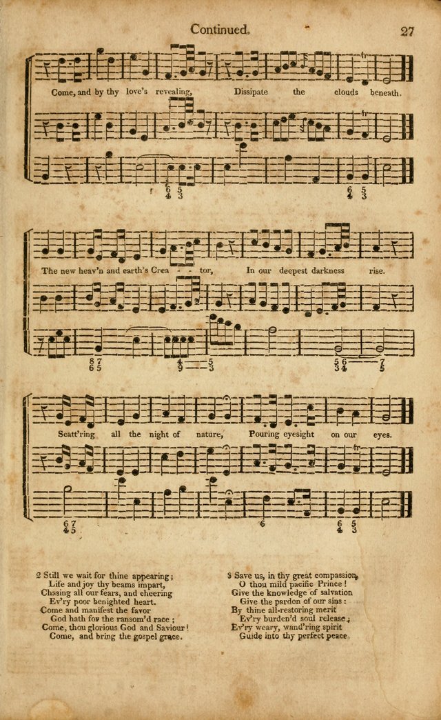 Musica Sacra: or, Springfield and Utica Collections United: consisting of Psalm and hymn tunes, anthems, and chants (2nd revised ed.) page 27