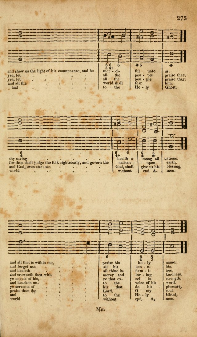 Musica Sacra: or, Springfield and Utica Collections United: consisting of Psalm and hymn tunes, anthems, and chants (2nd revised ed.) page 273