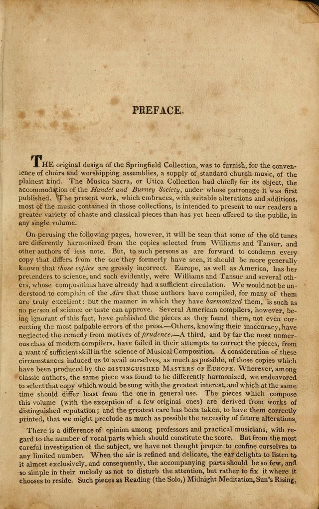 Musica Sacra: or, Springfield and Utica Collections United: consisting of Psalm and hymn tunes, anthems, and chants (2nd revised ed.) page 3