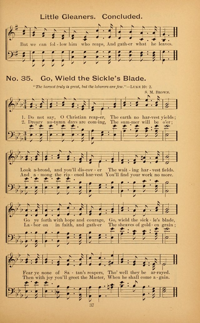 The Missionary Triumph: being a collection of Songs suitable for all kinds of Missionary Serves page 37