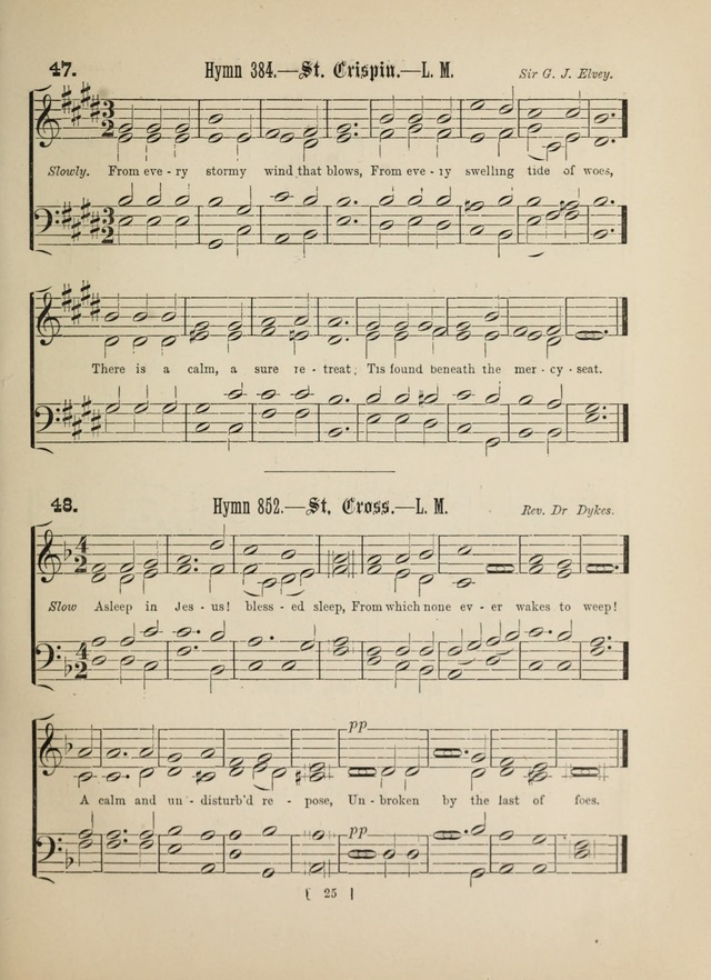 Methodist Tune Book: a collection of tunes adapted to the Methodist Hymn book page 25