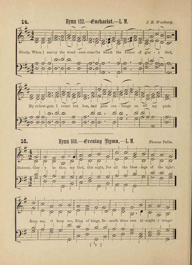 Methodist Tune Book: a collection of tunes adapted to the Methodist Hymn book page 8