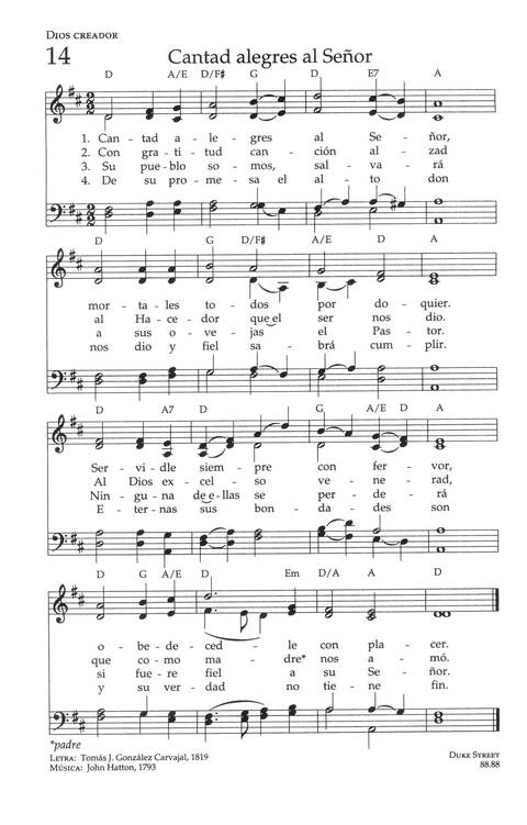 Mil Voces para Celebrar: Himnario Metodista page 154