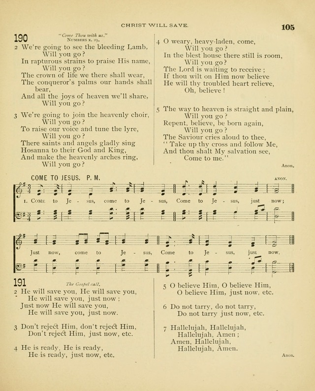 Many Voices; or, Carmina Sanctorum, Evangelistic Edition with Tunes page 96