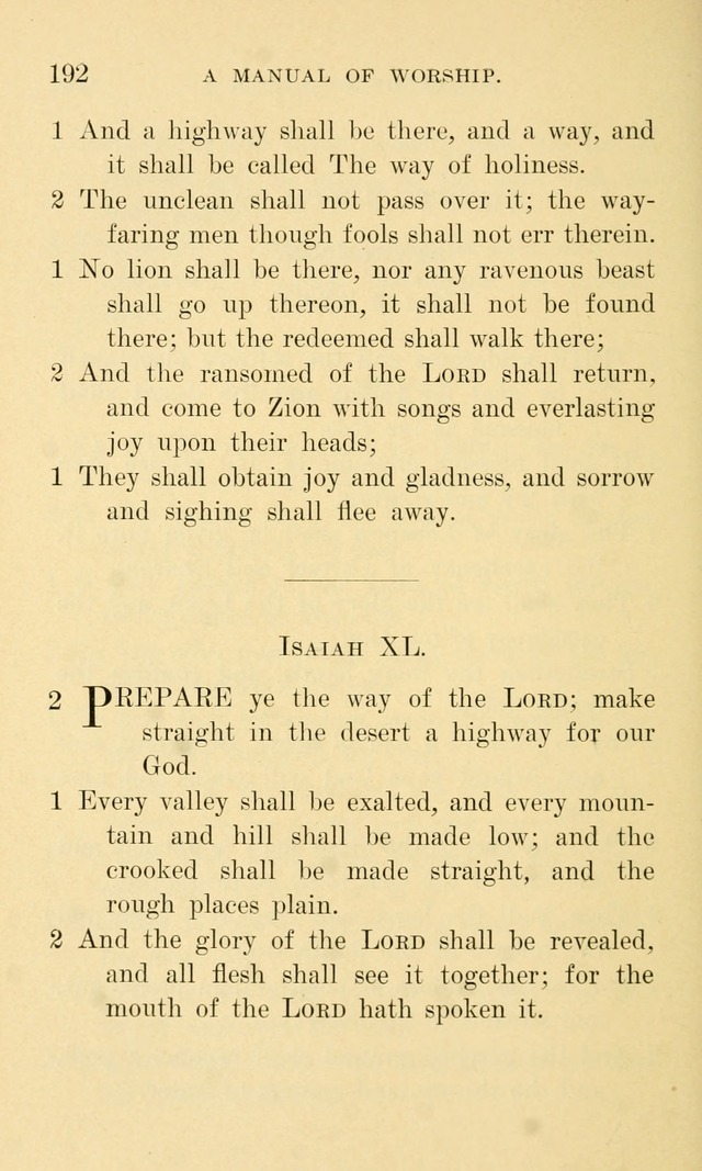 A Manual of Worship: for the chapel of Girard College page 197