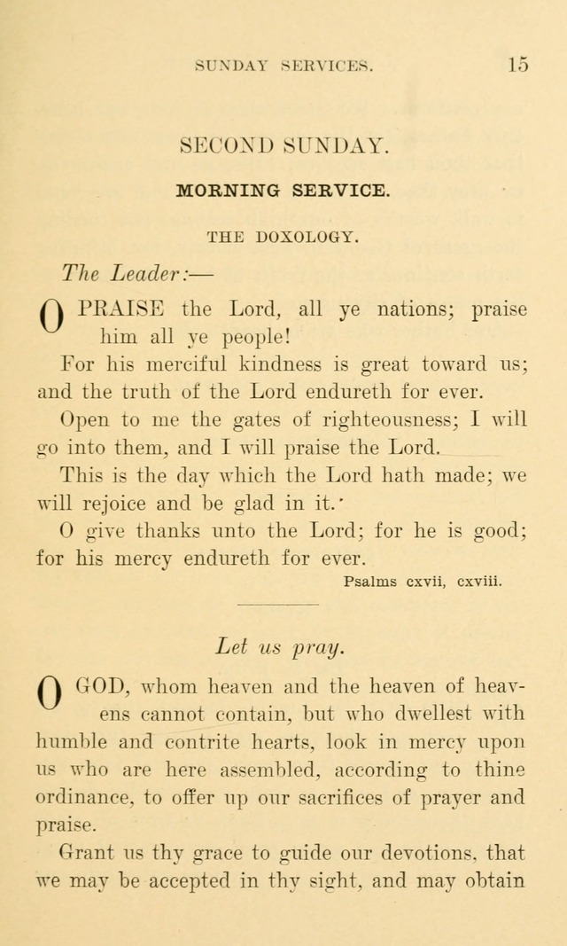 A Manual of Worship: for the chapel of Girard College page 20