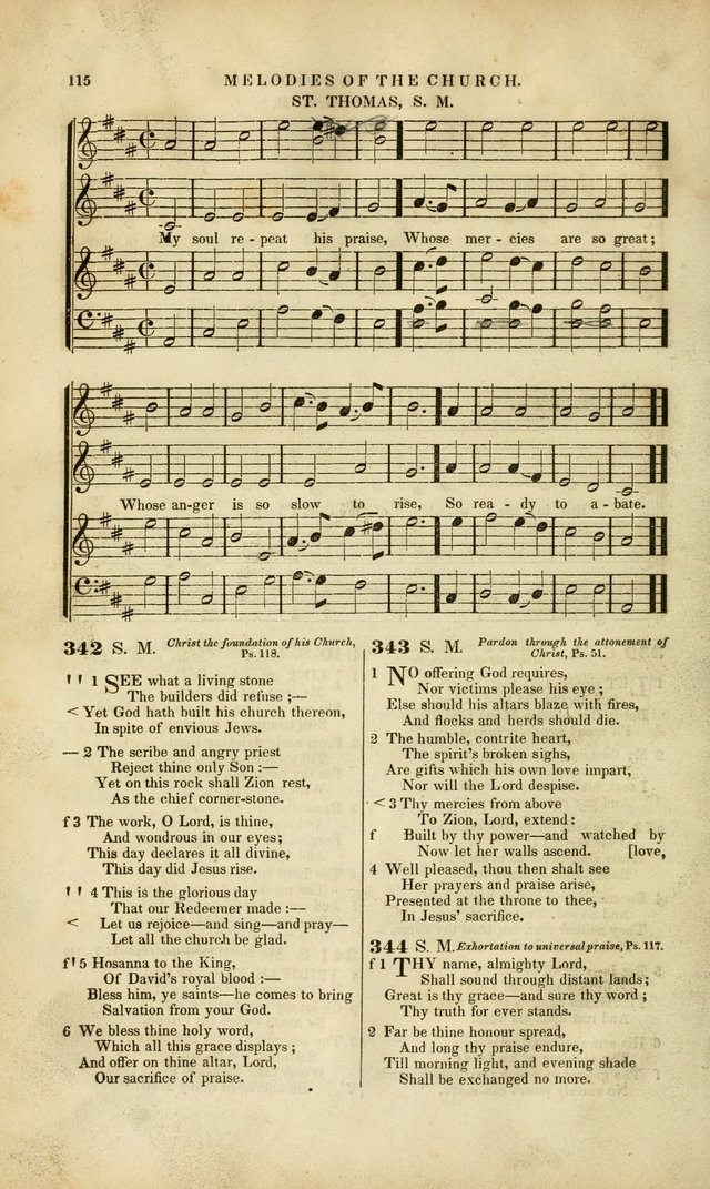 Melodies of the Church: a collection of psalms and hymns adapted to publick and social worship, seasons of revival, monthly concerts of prayer, and various similar occasions... page 116
