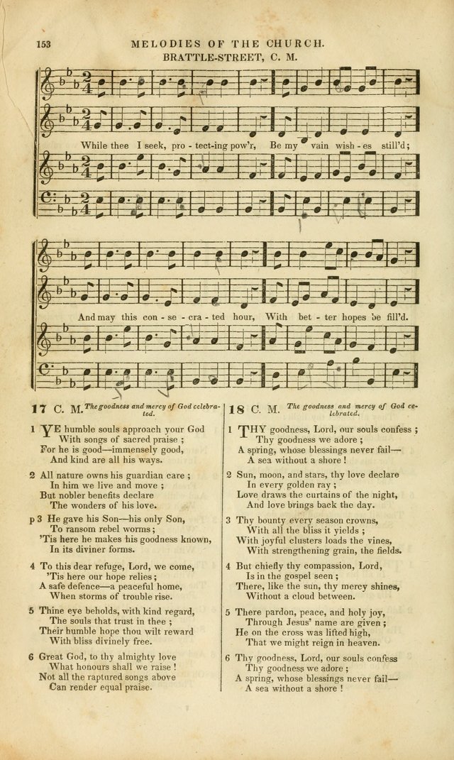 Melodies of the Church: a collection of psalms and hymns adapted to publick and social worship, seasons of revival, monthly concerts of prayer, and various similar occasions... page 154