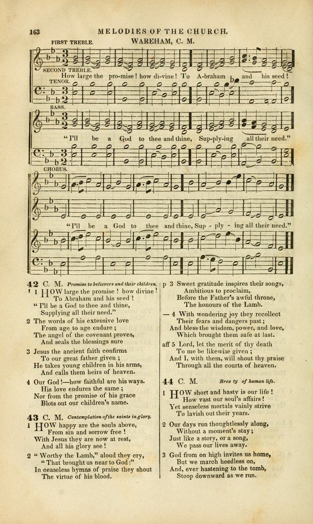 Melodies of the Church: a collection of psalms and hymns adapted to publick and social worship, seasons of revival, monthly concerts of prayer, and various similar occasions... page 164