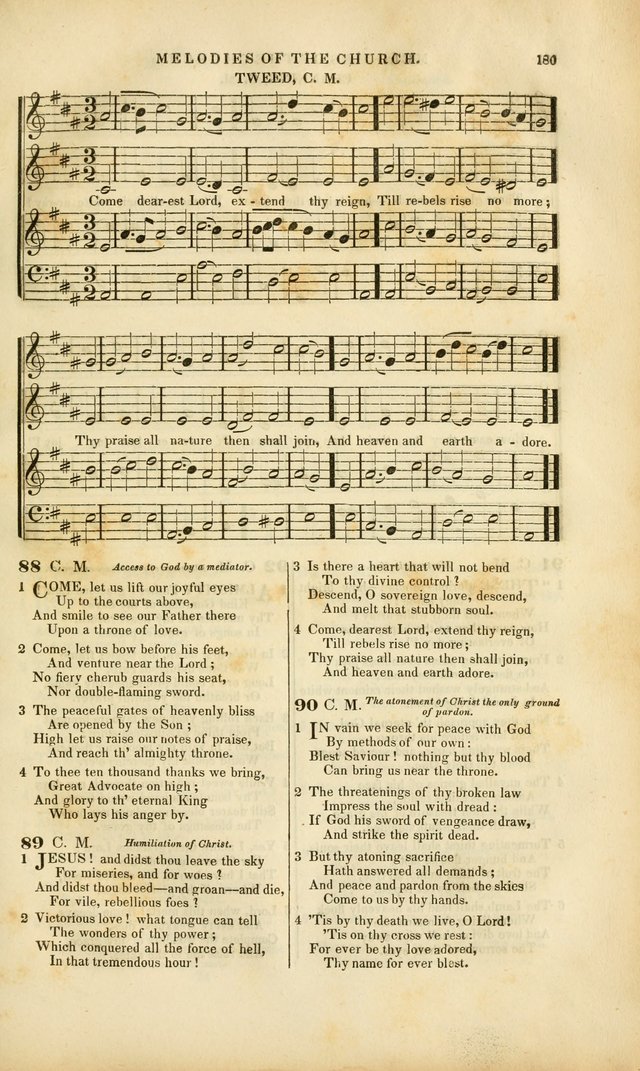 Melodies of the Church: a collection of psalms and hymns adapted to publick and social worship, seasons of revival, monthly concerts of prayer, and various similar occasions... page 181