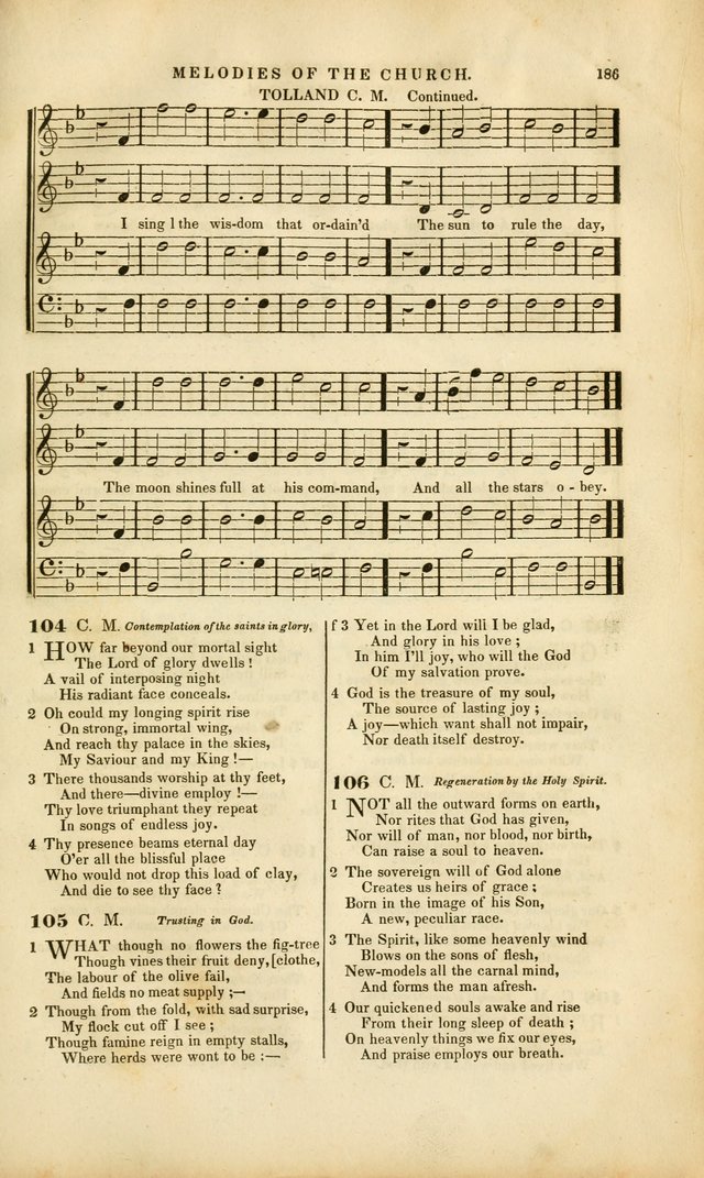 Melodies of the Church: a collection of psalms and hymns adapted to publick and social worship, seasons of revival, monthly concerts of prayer, and various similar occasions... page 187