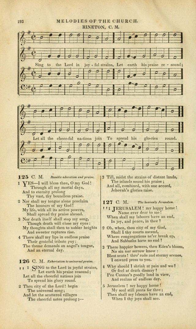 Melodies of the Church: a collection of psalms and hymns adapted to publick and social worship, seasons of revival, monthly concerts of prayer, and various similar occasions... page 194