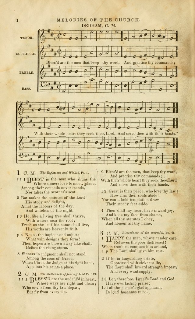 Melodies of the Church: a collection of psalms and hymns adapted to publick and social worship, seasons of revival, monthly concerts of prayer, and various similar occasions... page 2
