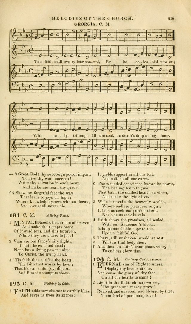 Melodies of the Church: a collection of psalms and hymns adapted to publick and social worship, seasons of revival, monthly concerts of prayer, and various similar occasions... page 219