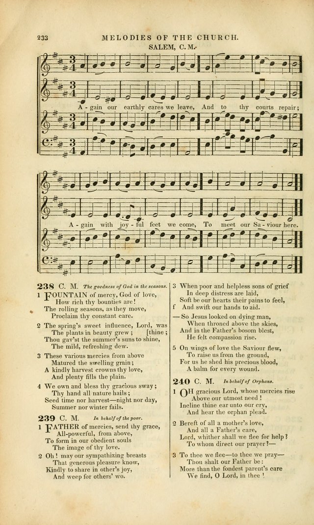 Melodies of the Church: a collection of psalms and hymns adapted to publick and social worship, seasons of revival, monthly concerts of prayer, and various similar occasions... page 234