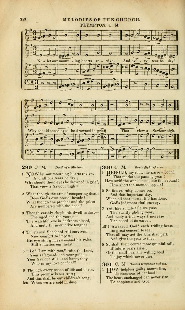 Melodies of the Church: a collection of psalms and hymns adapted to publick and social worship, seasons of revival, monthly concerts of prayer, and various similar occasions... page 254