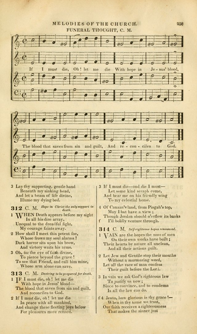 Melodies of the Church: a collection of psalms and hymns adapted to publick and social worship, seasons of revival, monthly concerts of prayer, and various similar occasions... page 259