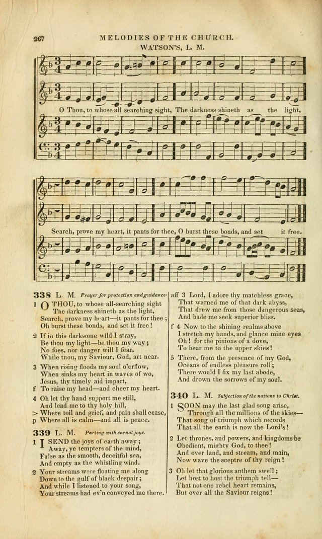 Melodies of the Church: a collection of psalms and hymns adapted to publick and social worship, seasons of revival, monthly concerts of prayer, and various similar occasions... page 268