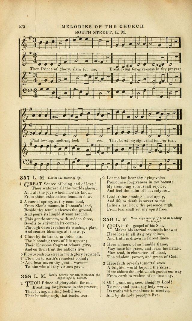 Melodies of the Church: a collection of psalms and hymns adapted to publick and social worship, seasons of revival, monthly concerts of prayer, and various similar occasions... page 274