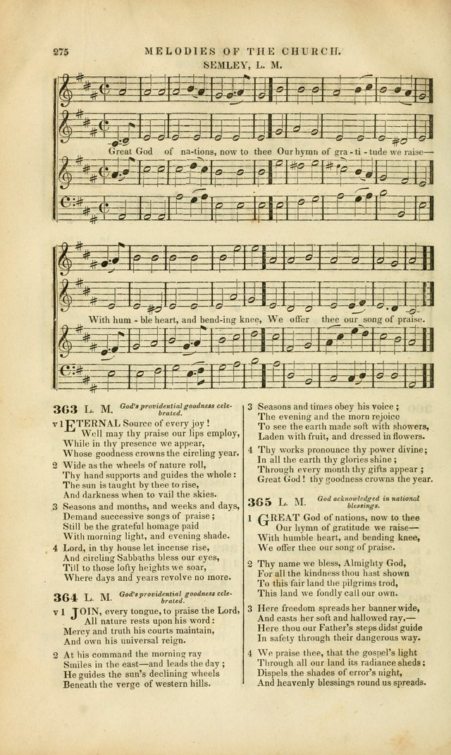 Melodies of the Church: a collection of psalms and hymns adapted to publick and social worship, seasons of revival, monthly concerts of prayer, and various similar occasions... page 276