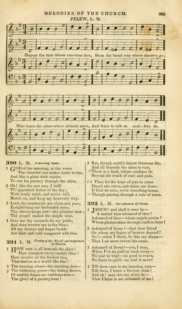 Melodies of the Church: a collection of psalms and hymns adapted to publick and social worship, seasons of revival, monthly concerts of prayer, and various similar occasions... page 285