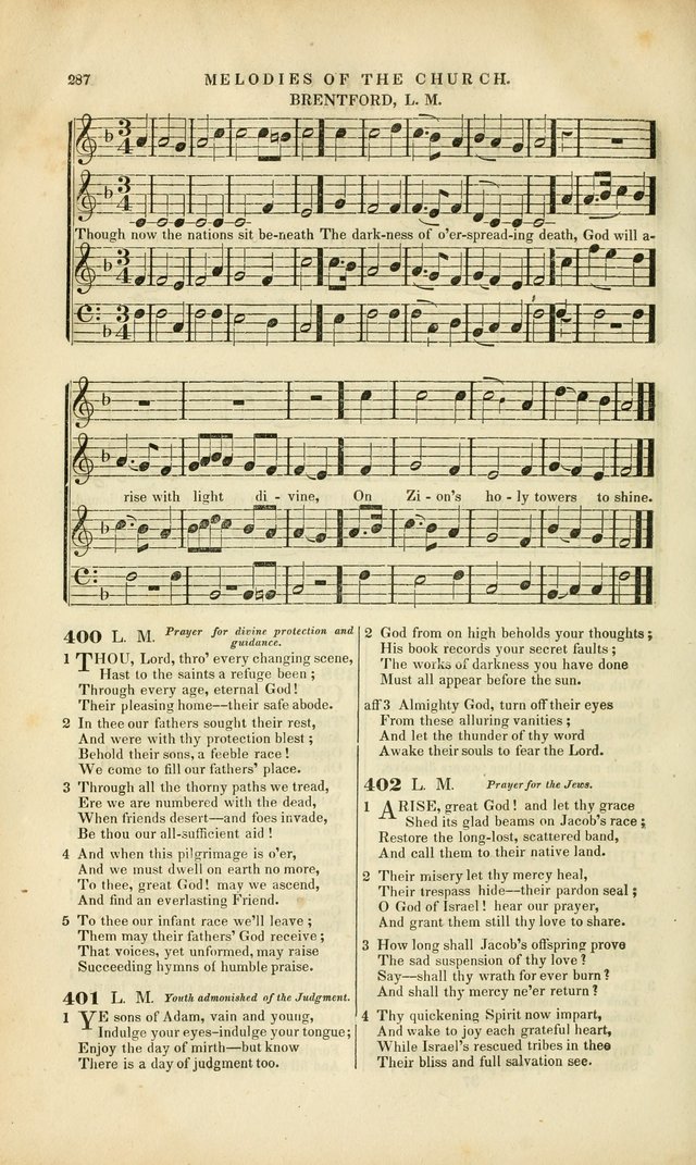 Melodies of the Church: a collection of psalms and hymns adapted to publick and social worship, seasons of revival, monthly concerts of prayer, and various similar occasions... page 288