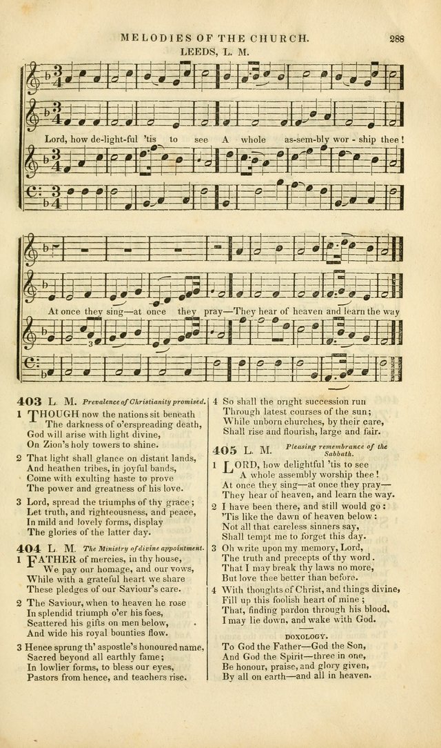 Melodies of the Church: a collection of psalms and hymns adapted to publick and social worship, seasons of revival, monthly concerts of prayer, and various similar occasions... page 289