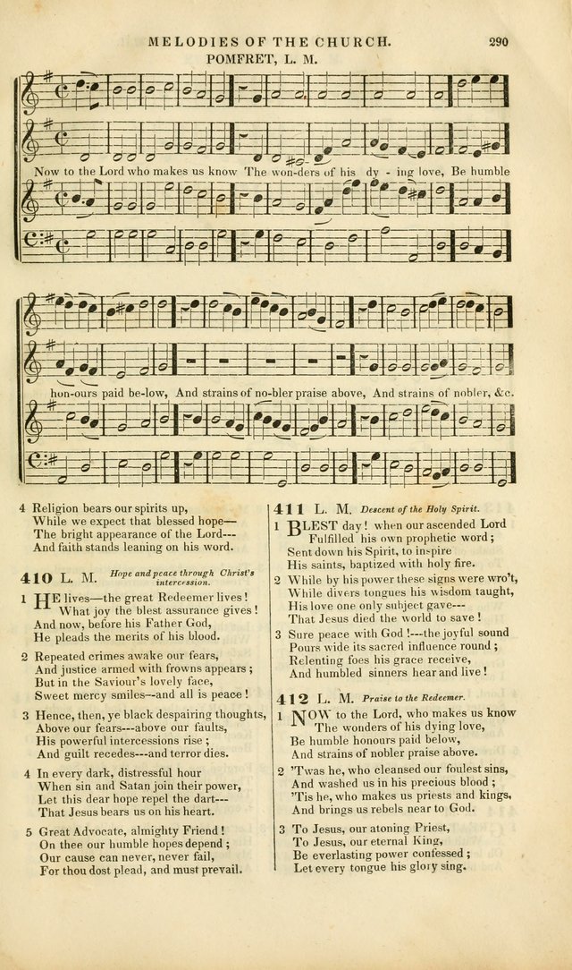 Melodies of the Church: a collection of psalms and hymns adapted to publick and social worship, seasons of revival, monthly concerts of prayer, and various similar occasions... page 291