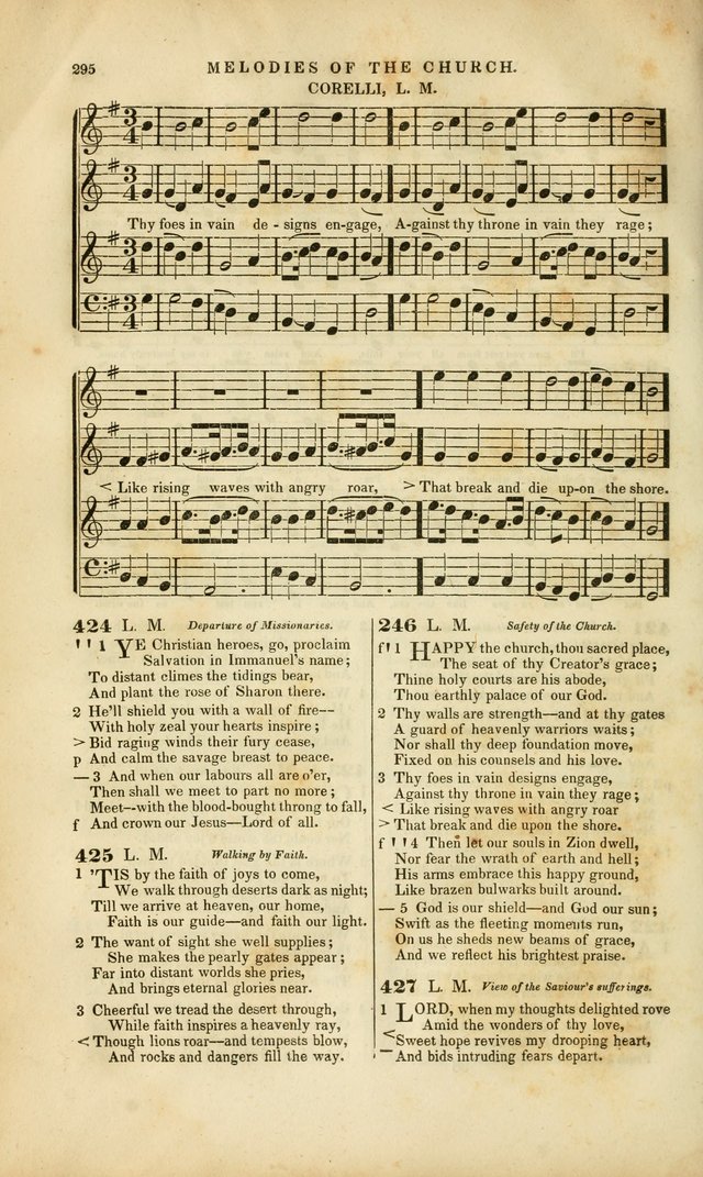 Melodies of the Church: a collection of psalms and hymns adapted to publick and social worship, seasons of revival, monthly concerts of prayer, and various similar occasions... page 296