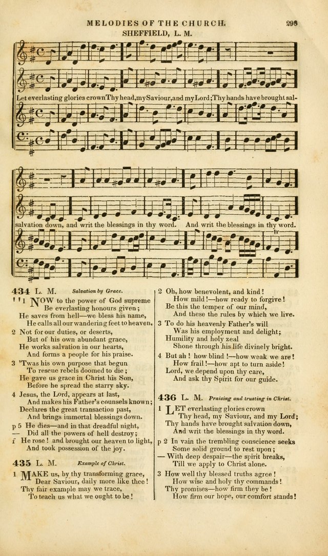 Melodies of the Church: a collection of psalms and hymns adapted to publick and social worship, seasons of revival, monthly concerts of prayer, and various similar occasions... page 299