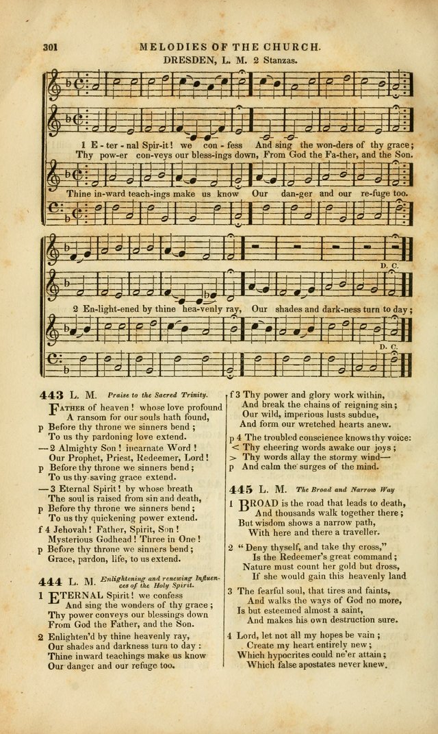 Melodies of the Church: a collection of psalms and hymns adapted to publick and social worship, seasons of revival, monthly concerts of prayer, and various similar occasions... page 302