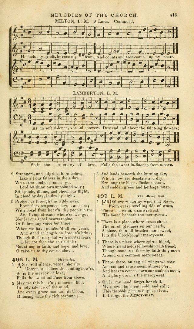 Melodies of the Church: a collection of psalms and hymns adapted to publick and social worship, seasons of revival, monthly concerts of prayer, and various similar occasions... page 317