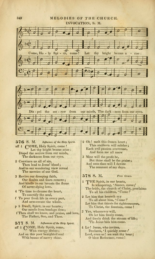 Melodies of the Church: a collection of psalms and hymns adapted to publick and social worship, seasons of revival, monthly concerts of prayer, and various similar occasions... page 344