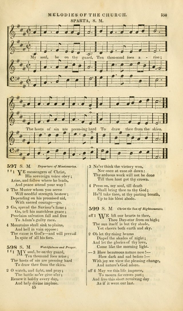 Melodies of the Church: a collection of psalms and hymns adapted to publick and social worship, seasons of revival, monthly concerts of prayer, and various similar occasions... page 351