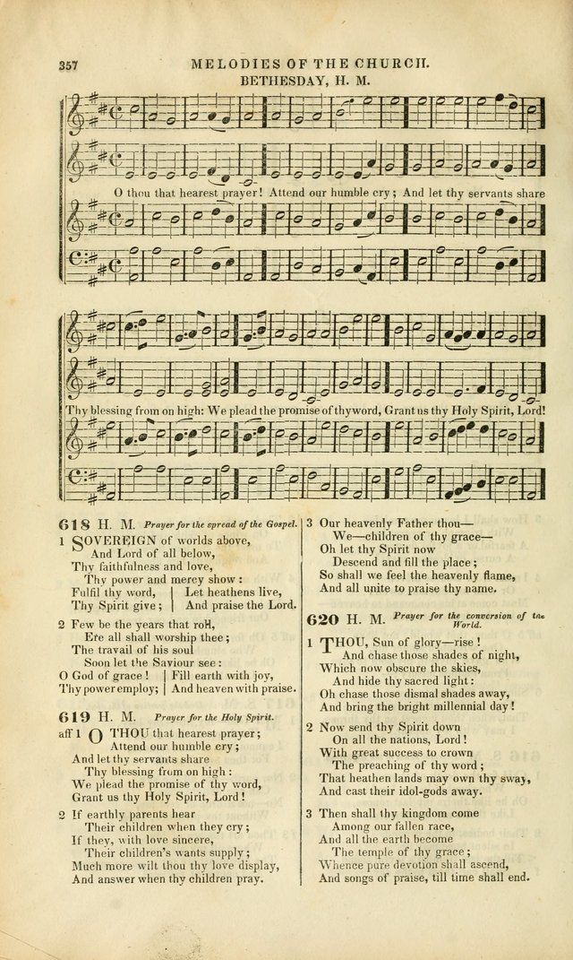 Melodies of the Church: a collection of psalms and hymns adapted to publick and social worship, seasons of revival, monthly concerts of prayer, and various similar occasions... page 358