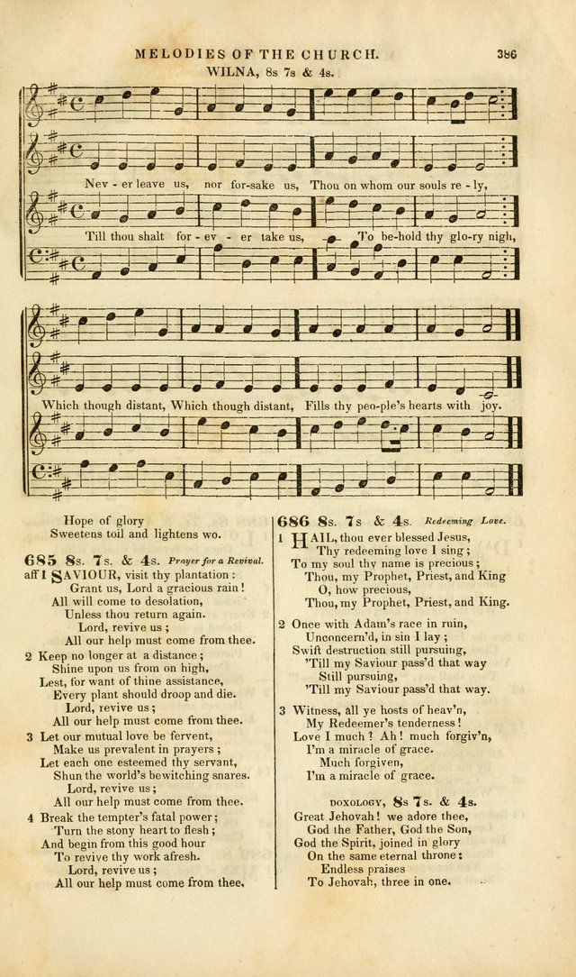 Melodies of the Church: a collection of psalms and hymns adapted to publick and social worship, seasons of revival, monthly concerts of prayer, and various similar occasions... page 387
