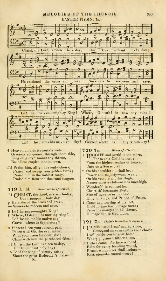 Melodies of the Church: a collection of psalms and hymns adapted to publick and social worship, seasons of revival, monthly concerts of prayer, and various similar occasions... page 399