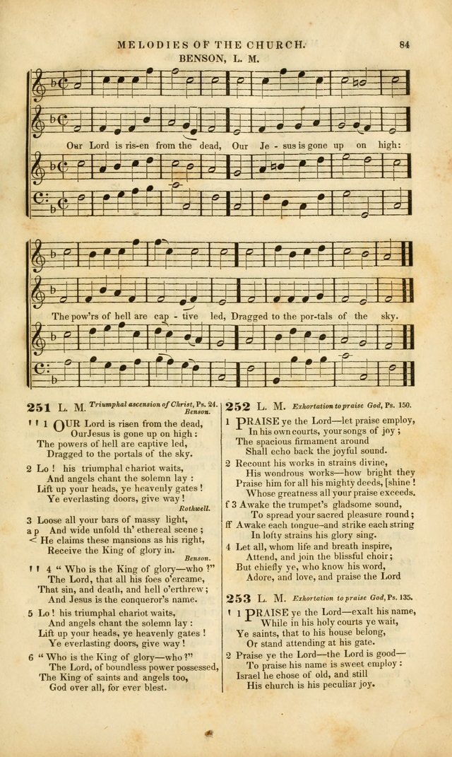 Melodies of the Church: a collection of psalms and hymns adapted to publick and social worship, seasons of revival, monthly concerts of prayer, and various similar occasions... page 85