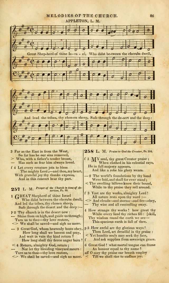 Melodies of the Church: a collection of psalms and hymns adapted to publick and social worship, seasons of revival, monthly concerts of prayer, and various similar occasions... page 87
