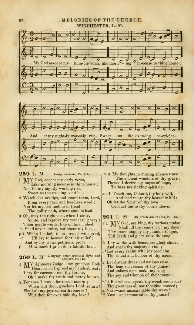Melodies of the Church: a collection of psalms and hymns adapted to publick and social worship, seasons of revival, monthly concerts of prayer, and various similar occasions... page 88
