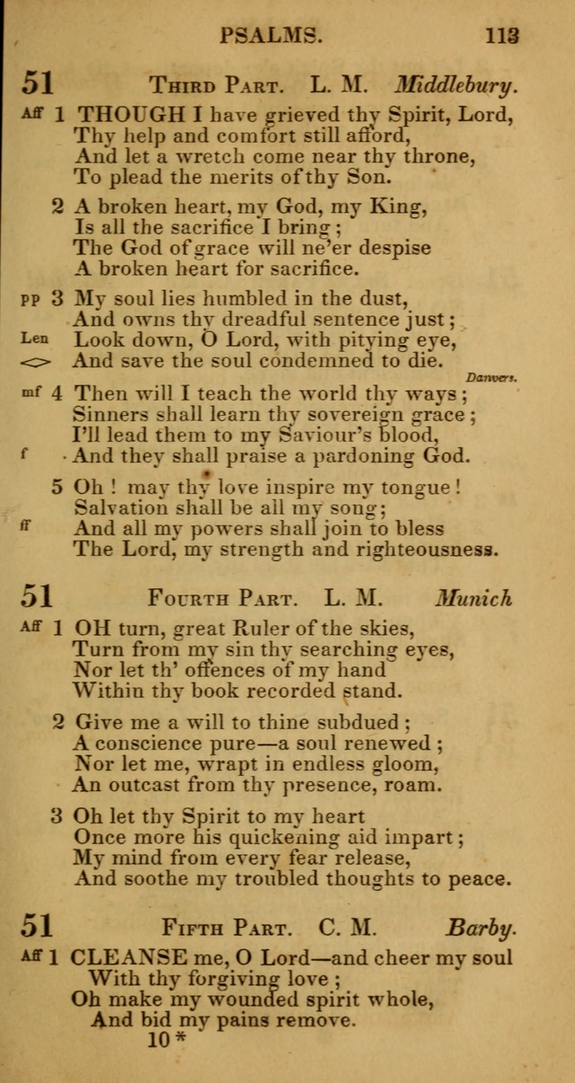 Manual of Christian Psalmody: a collection of psalms and hymns for public worship page 115