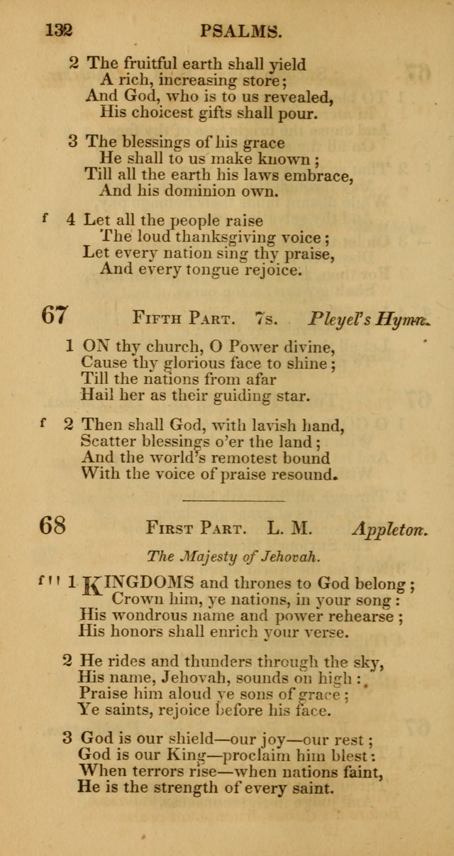 Manual of Christian Psalmody: a collection of psalms and hymns for public worship page 134