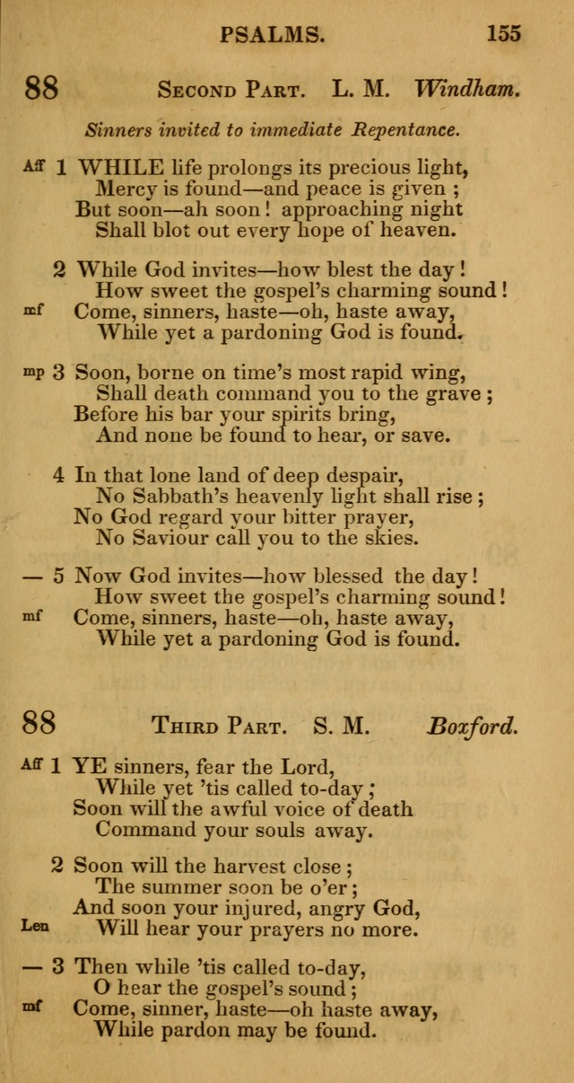 Manual of Christian Psalmody: a collection of psalms and hymns for public worship page 157